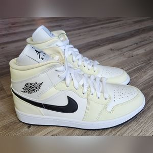 Womens Air Jordan 1 Mid Coconut Milk Nike